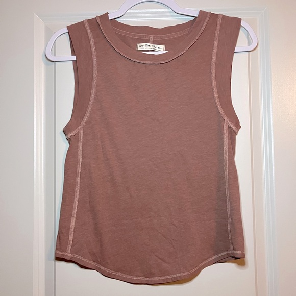Free People | We The Free | Go To Tank Top in Dusty Pink Size Small - Picture 3 of 6